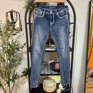 Grace Women's Skinny Jeans - Blue